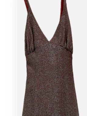 ARJON Long Formal Brown Sparkling Maxi Dress With Jacket size XXS